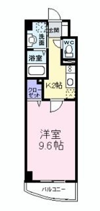 大阪府堺市堺区大浜南町2(マンション)の賃貸物件の間取り