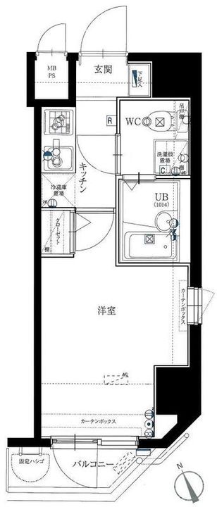プレステージ新板橋の間取り