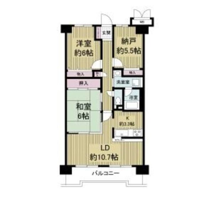 CASSIA南住吉の間取り