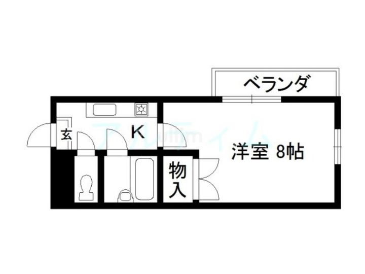 サンヴェール七条の間取り