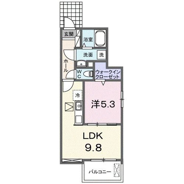 クレールガーデン IIの間取り
