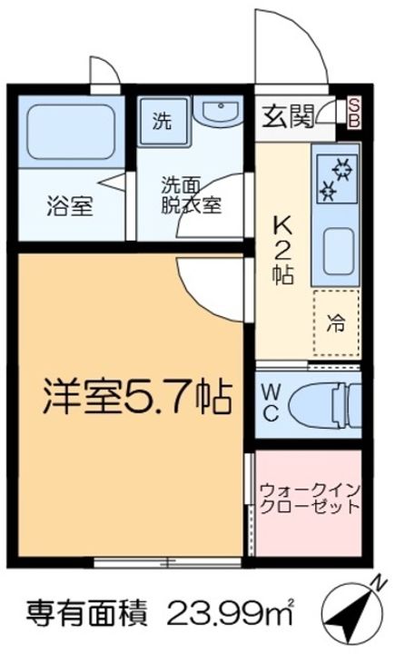 カーサ柴又の間取り