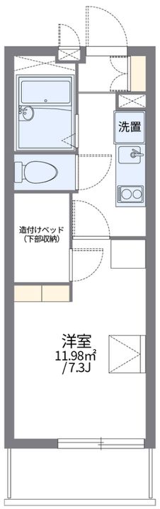 愛知県名古屋市天白区原4(マンション)の賃貸物件の間取り