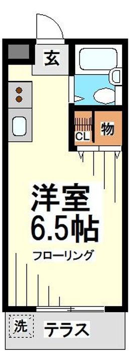 東京都世田谷区祖師谷6(アパート)の賃貸物件の間取り
