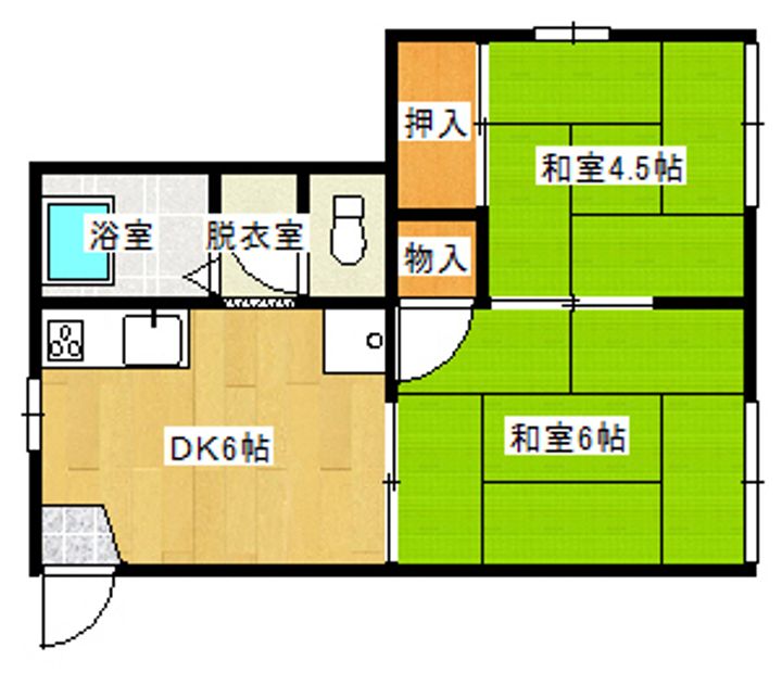 大貫サンハイツの間取り