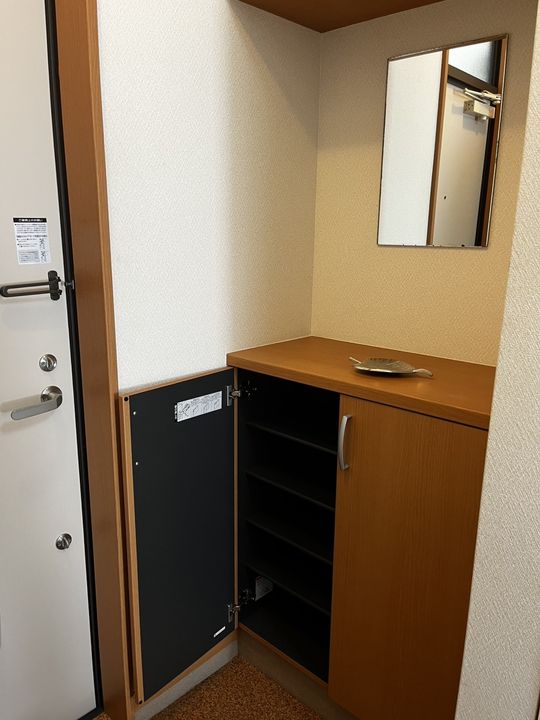 新潟県新潟市秋葉区朝日(アパート)の賃貸物件の玄関