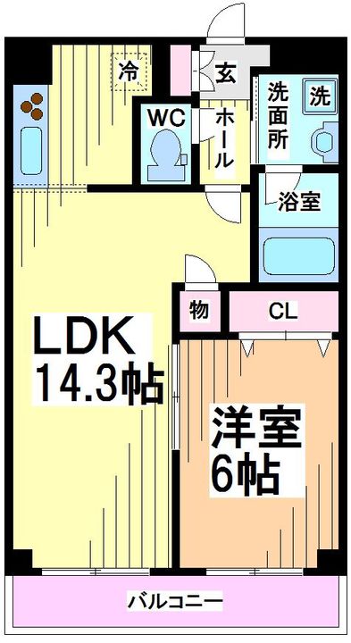 東京都杉並区和泉4(マンション)の賃貸物件の間取り