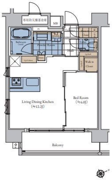 エスティメゾン大森の間取り