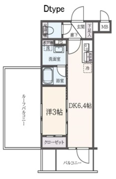 ハーモニーレジデンス東新宿の間取り