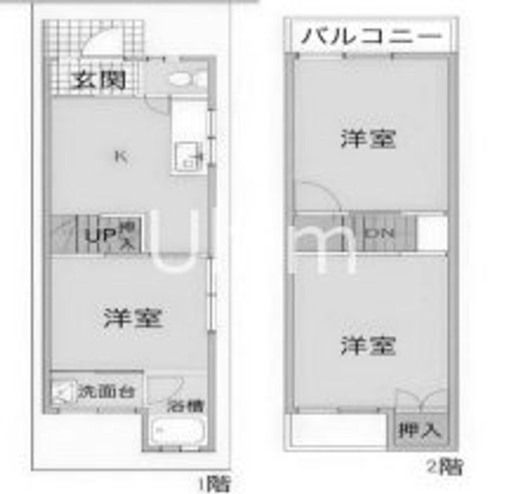 京都府京都市伏見区東菱屋町(一戸建)の賃貸物件の間取り