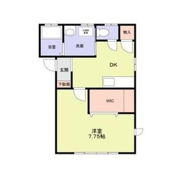 プラザ滝頭ハイツIの間取り