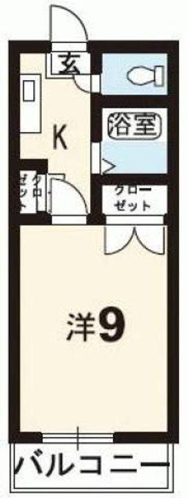 シビル西新浜の間取り
