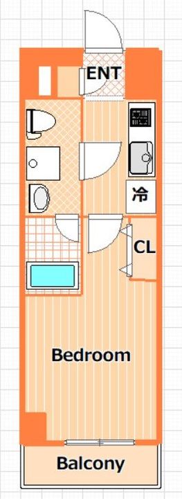 神奈川県川崎市川崎区京町1(マンション)の賃貸物件の間取り