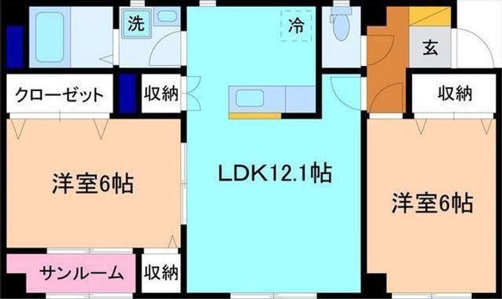 ミーテ21の間取り