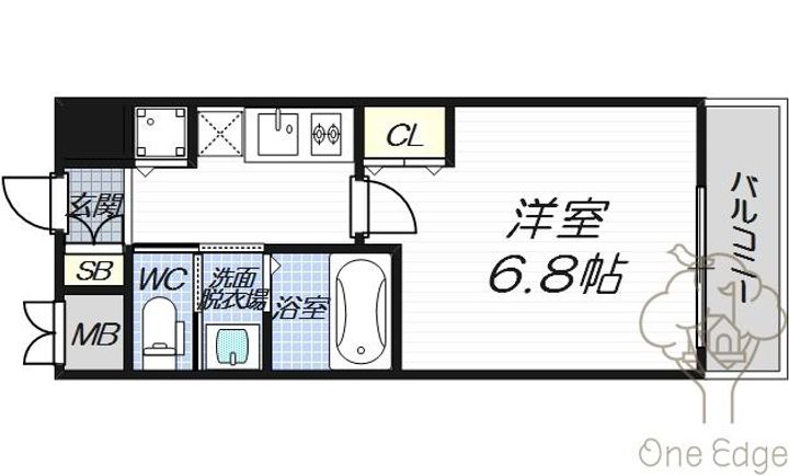フレアコート梅田の間取り