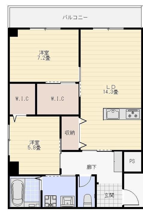 CASA ELEGANTE(カーサエレガンテ)の間取り