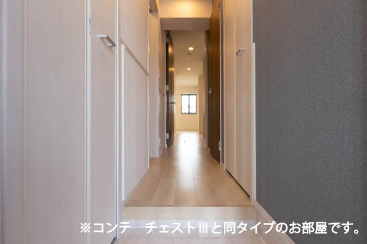 兵庫県加古川市平岡町西谷(アパート)の賃貸物件の玄関