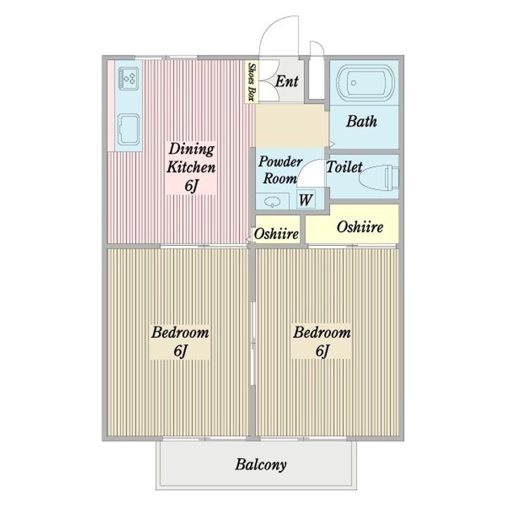 第2ケンジパレスの間取り