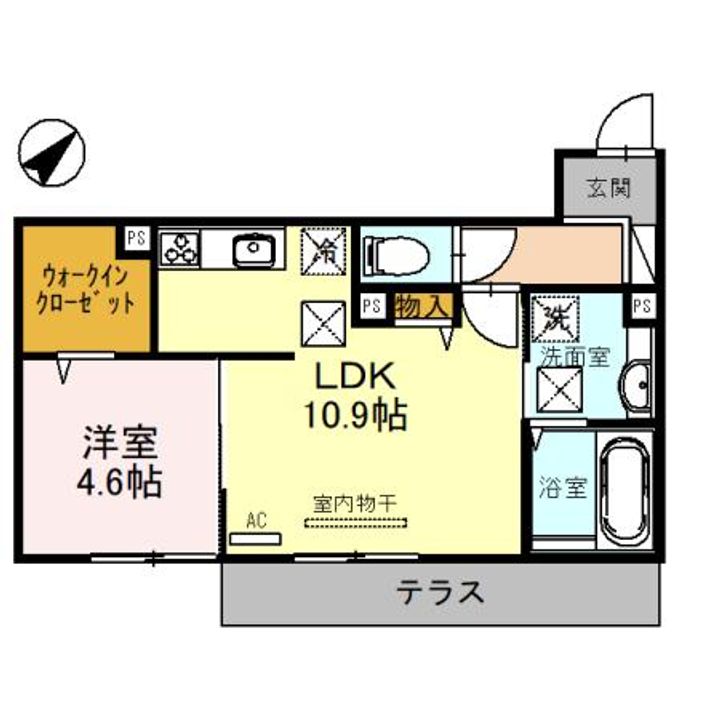 フラン苅原の間取り