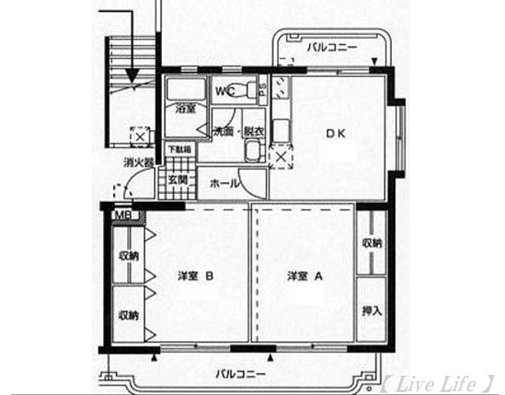PISO熊野(ピソ)の間取り
