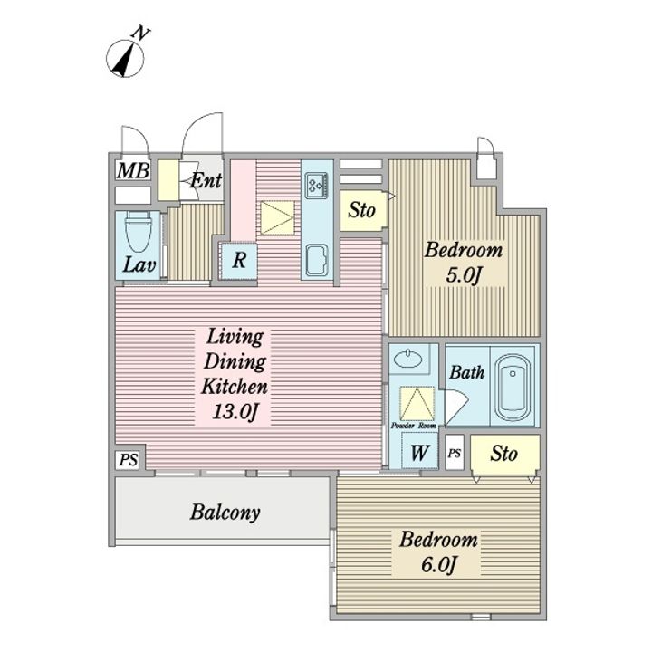 ラヴァンドの間取り