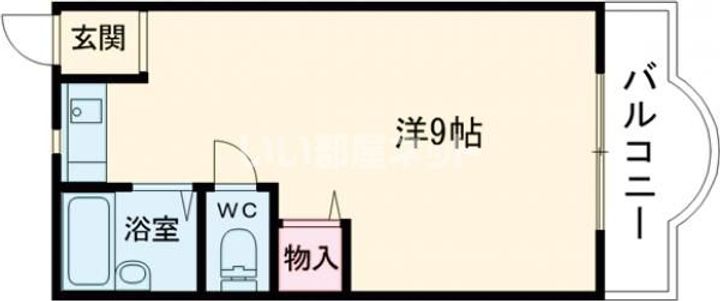 大阪府枚方市三矢町(マンション)の賃貸物件の間取り