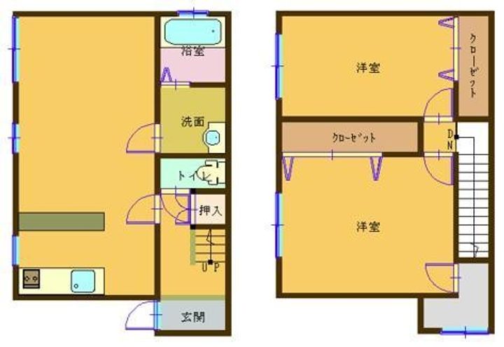 メゾンホクトの間取り