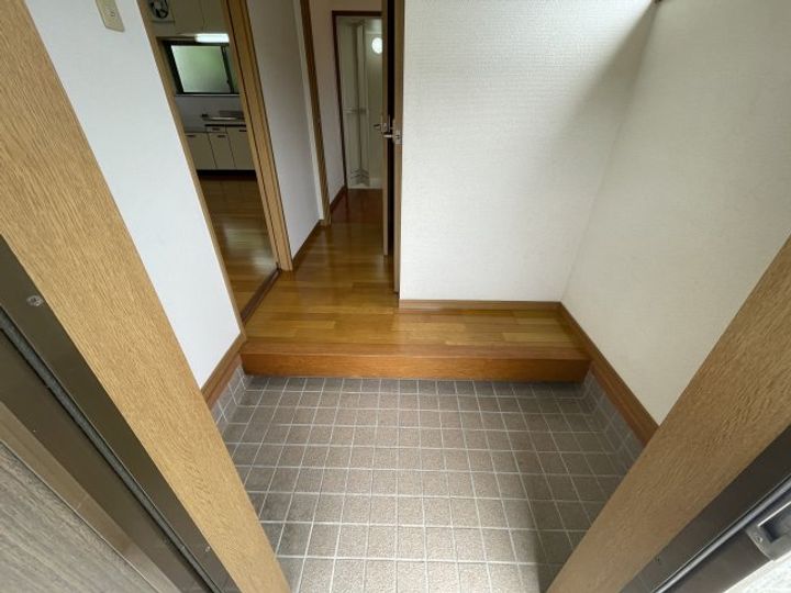 熊本県玉名市岩崎(一戸建)の賃貸物件の玄関