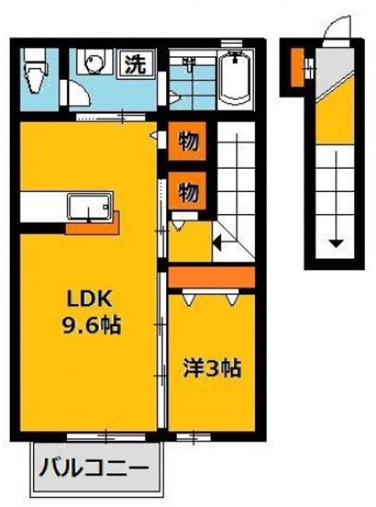 プラセール Iの間取り