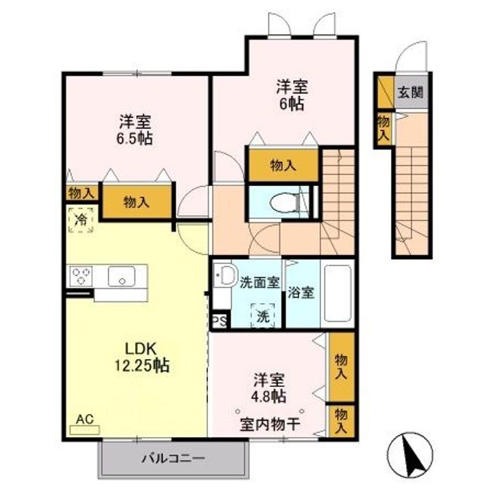 シェーンベルクの間取り