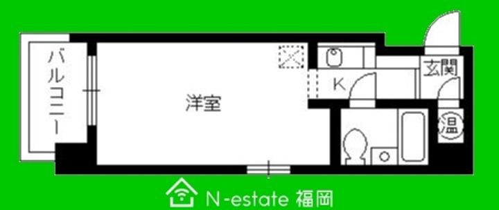 福岡県福岡市早良区城西3(マンション)の賃貸物件の間取り