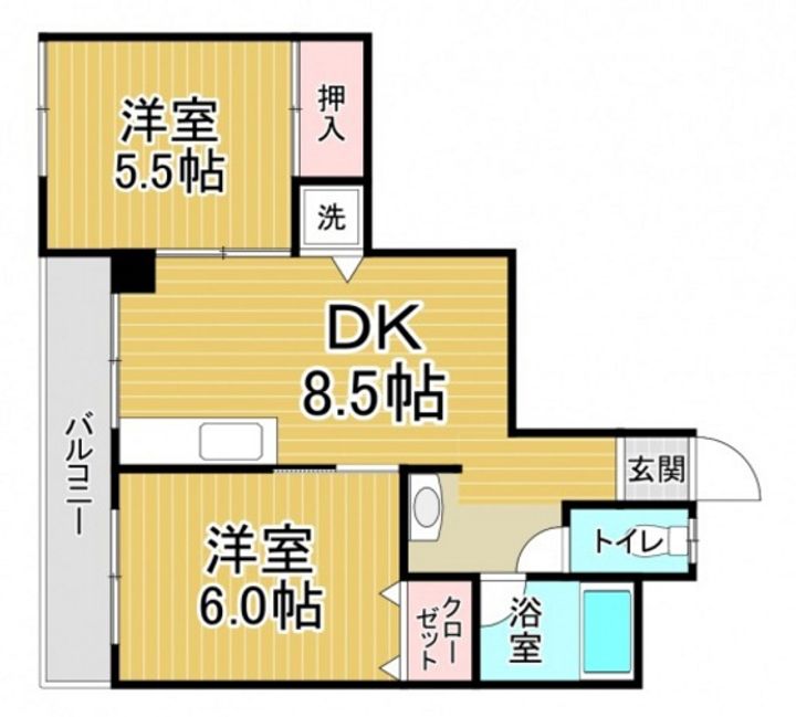 第1吉岡ビルの間取り