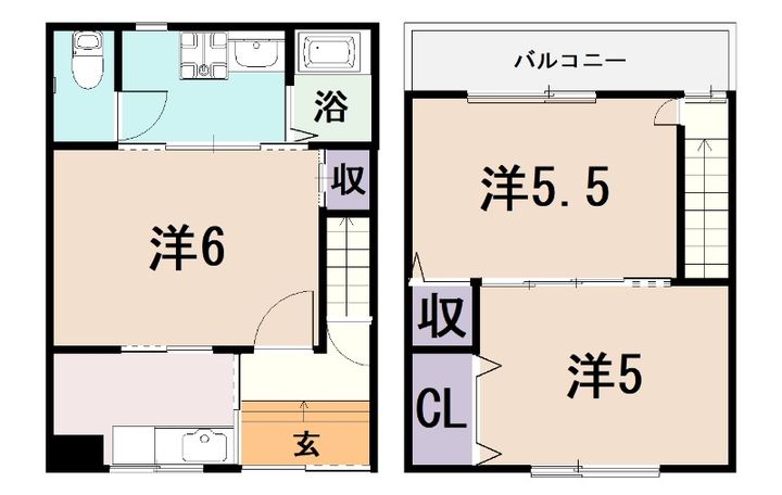 大阪府八尾市上尾町1(一戸建)の賃貸物件の間取り