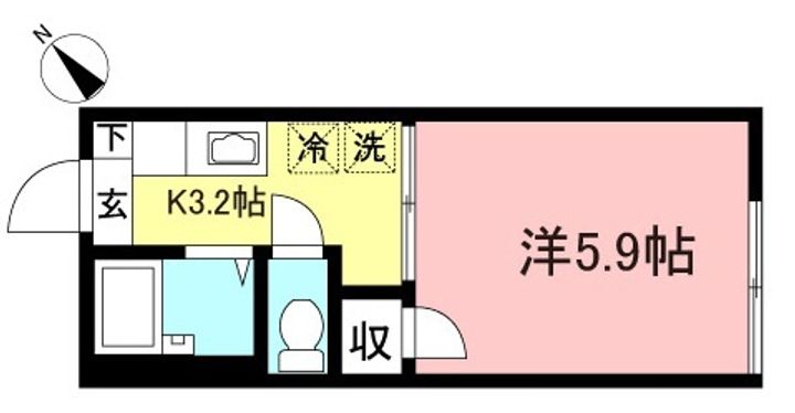 ドルミ桜A棟の間取り