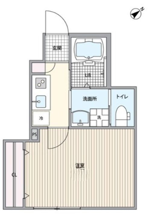 千葉県浦安市北栄3(アパート)の賃貸物件の間取り