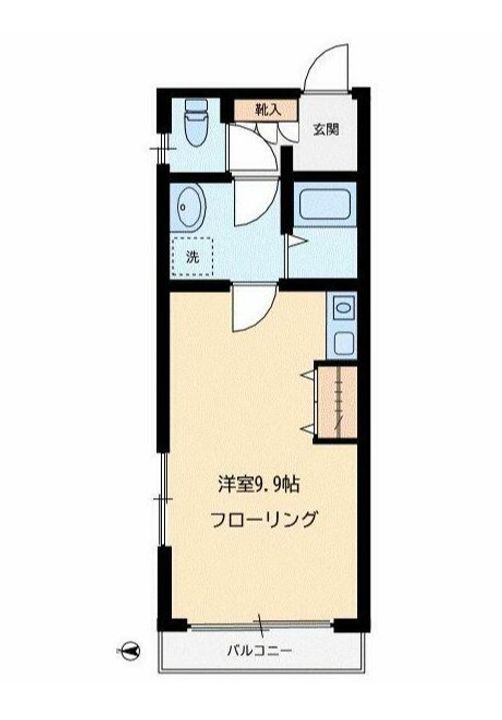 東京都目黒区碑文谷5(マンション)の賃貸物件の間取り