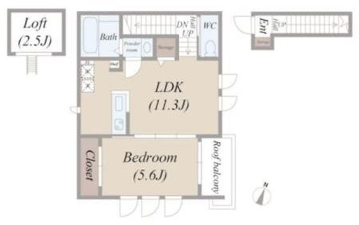 PARK HOUSE HARU Iの間取り
