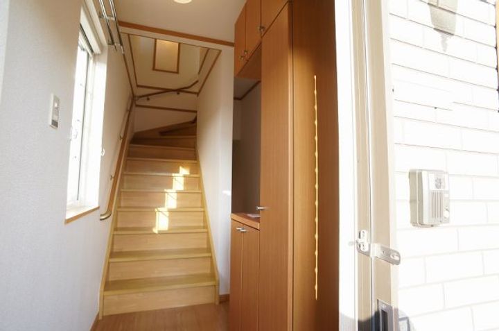 栃木県宇都宮市白沢町(アパート)の賃貸物件の玄関