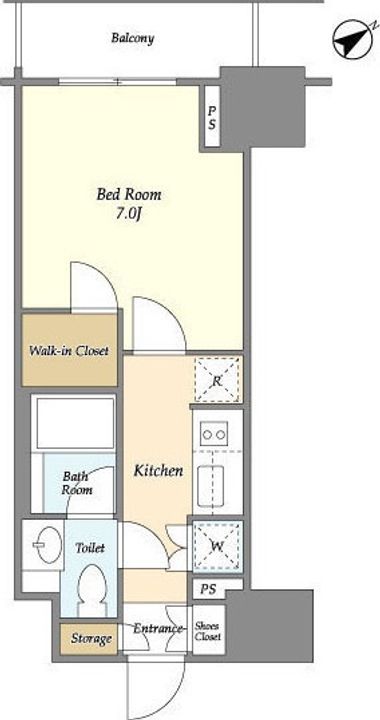 東京都板橋区板橋1(マンション)の賃貸物件の間取り