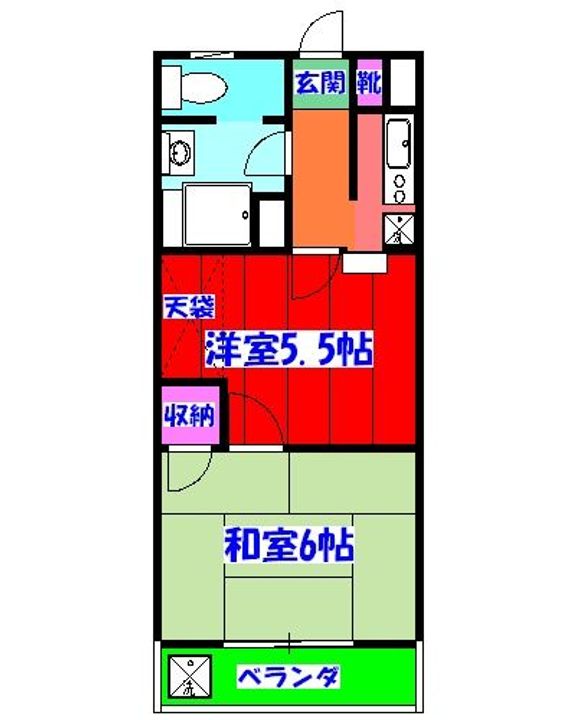 行徳マンションの間取り