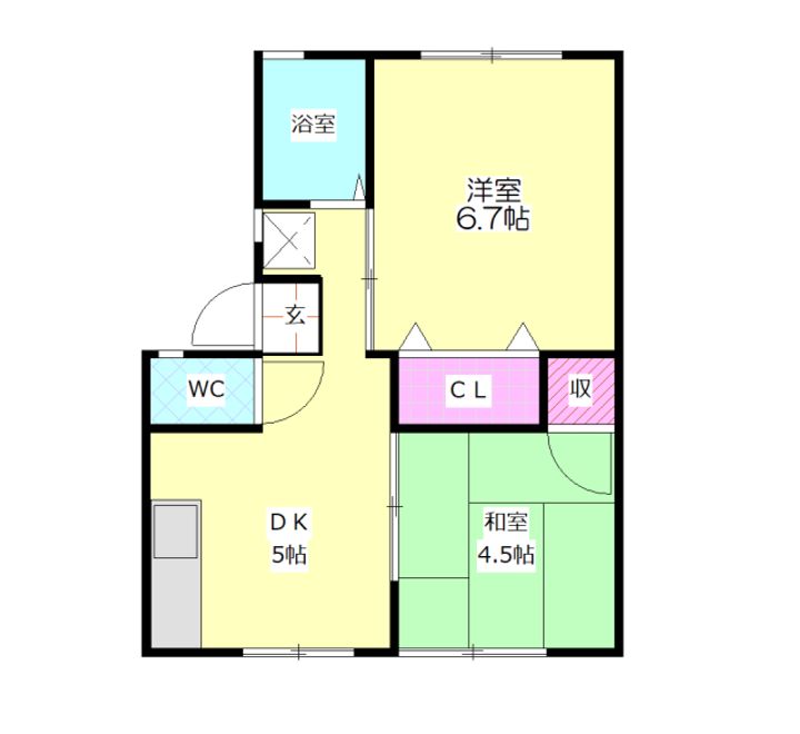メゾン・ド・ラタンの間取り