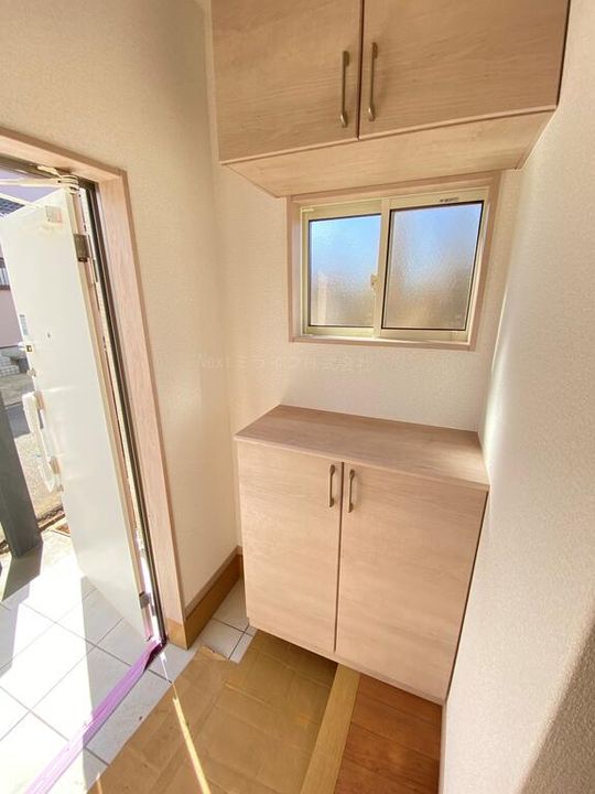 茨城県牛久市岡見町(一戸建)の賃貸物件の玄関