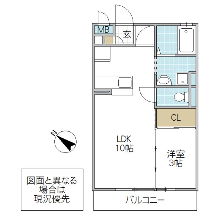 チェルシーガーデン三の丸の間取り