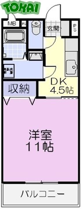 ビスィクレッタの間取り