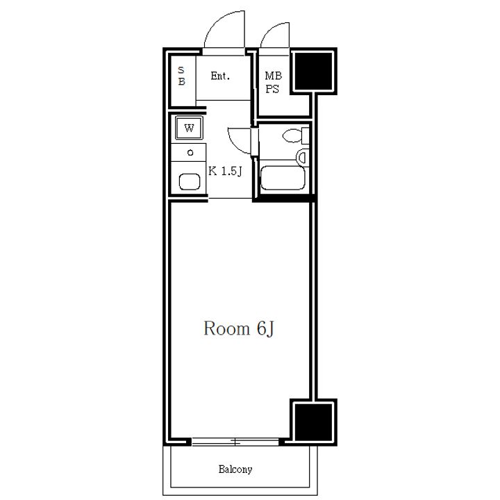 ルイシャトレ恵比寿の間取り