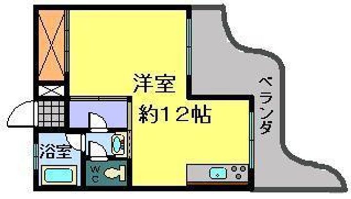 南岩国マンションの間取り