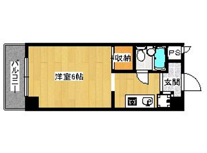 京都府京都市西京区大枝沓掛町(マンション)の賃貸物件の間取り