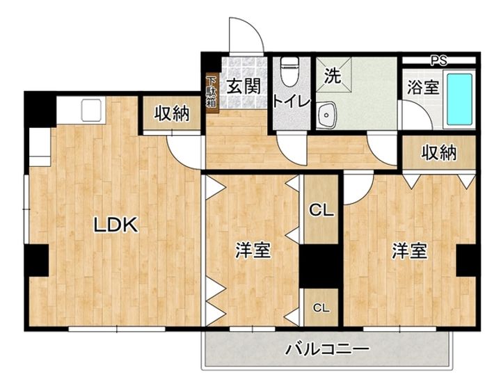 ダイヤ弐番館の間取り