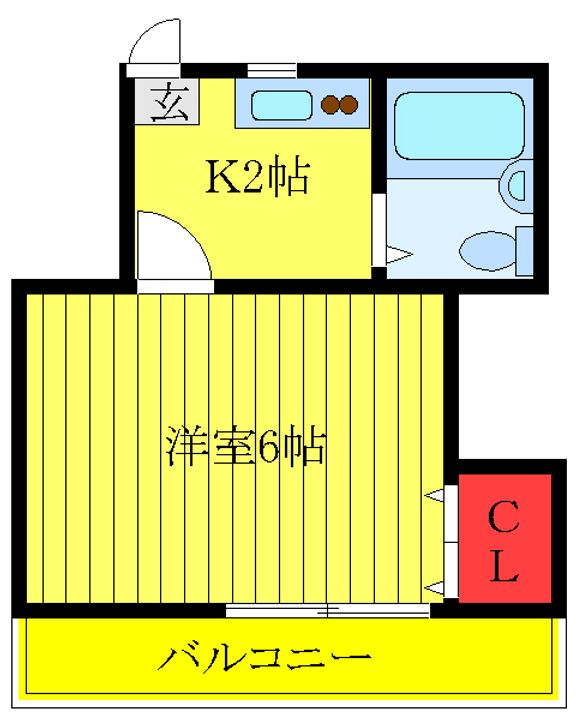 コージー・ハイツ沼田の間取り