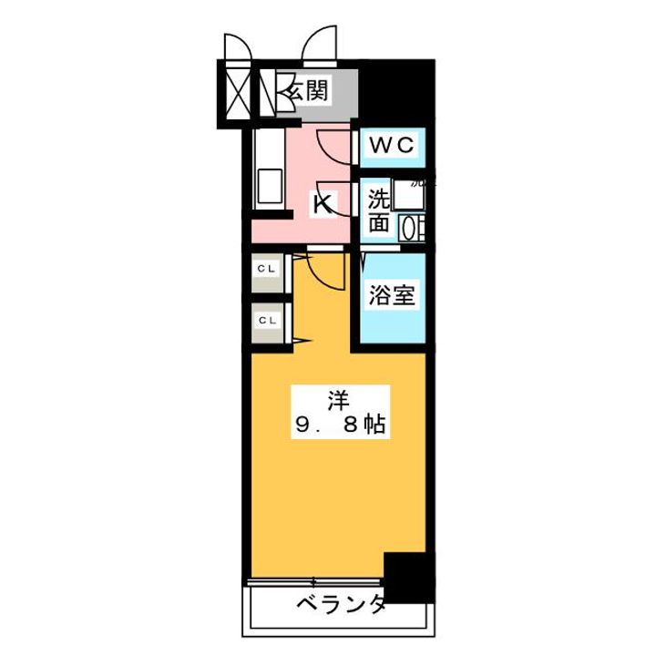 S-RESIDENCE大曽根駅前の間取り